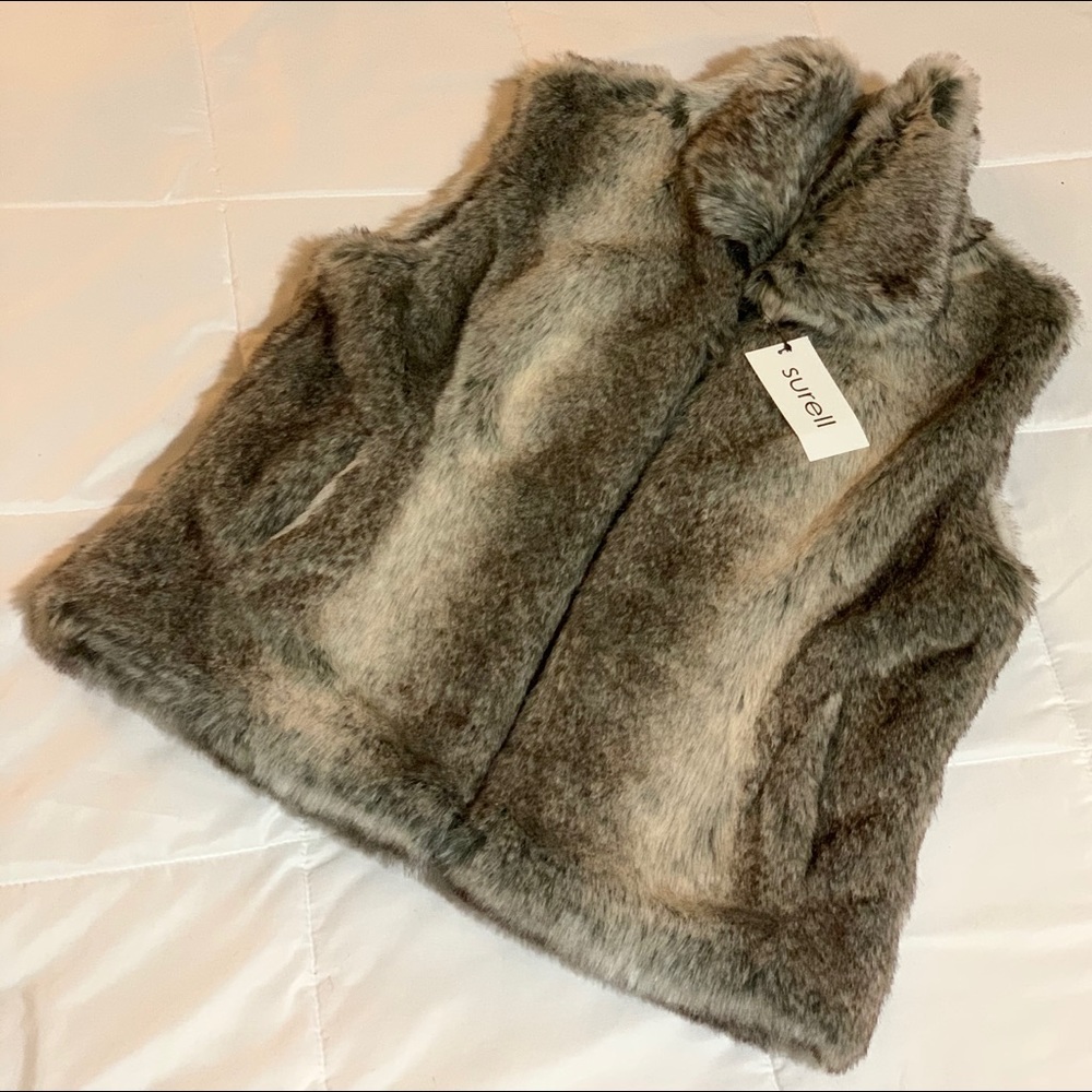 Surell Faux Fur Vest